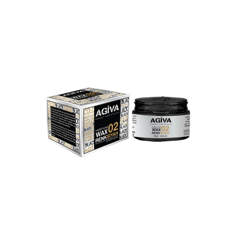 Agiva Haarpigmentwachs 02 Schwarz (120g)