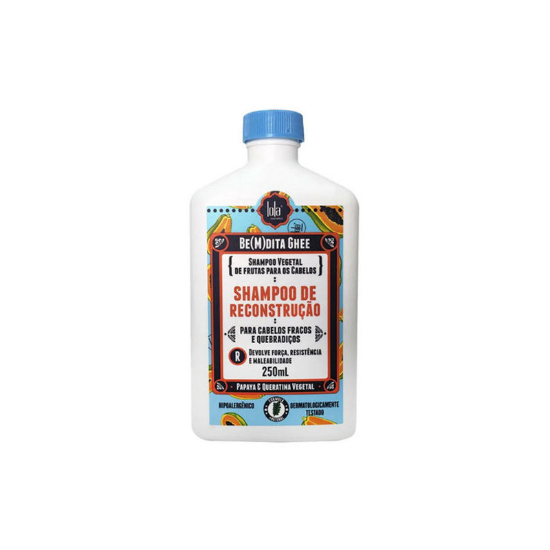 Lola Cosmetics Be (M) Dita Ghee Wiederaufbau-Shampoo Papaya und pflanzliches Keratin (250ml)