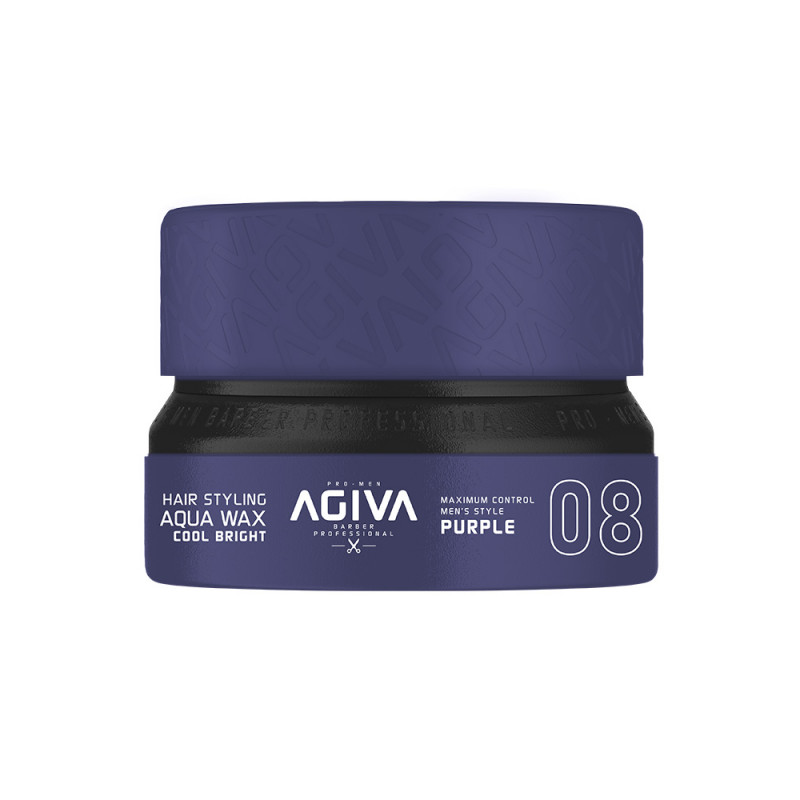 Agiva Hair Styling Aqua Wax Cool Bright Purple 08 (155ml)
