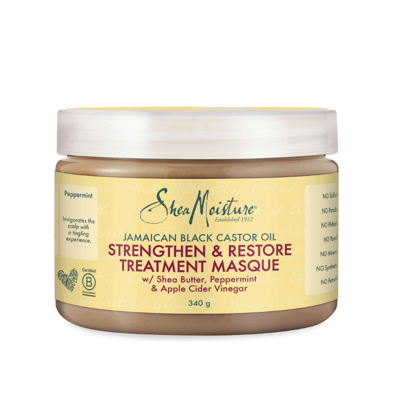 Shea Moisture Stärkungs- und Wiederherstellungs-Behandlungsmaske (340gr)