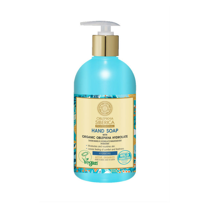 Natura Siberica Oblepikha Feuchtigkeitsspendende Handseife mit Bio-Sanddornhydrolat (500ml) Natura Siberica Oblepikha Feuchtigkeitsspendende Handseife mit Bio-Sanddornhydrolat (500ml)