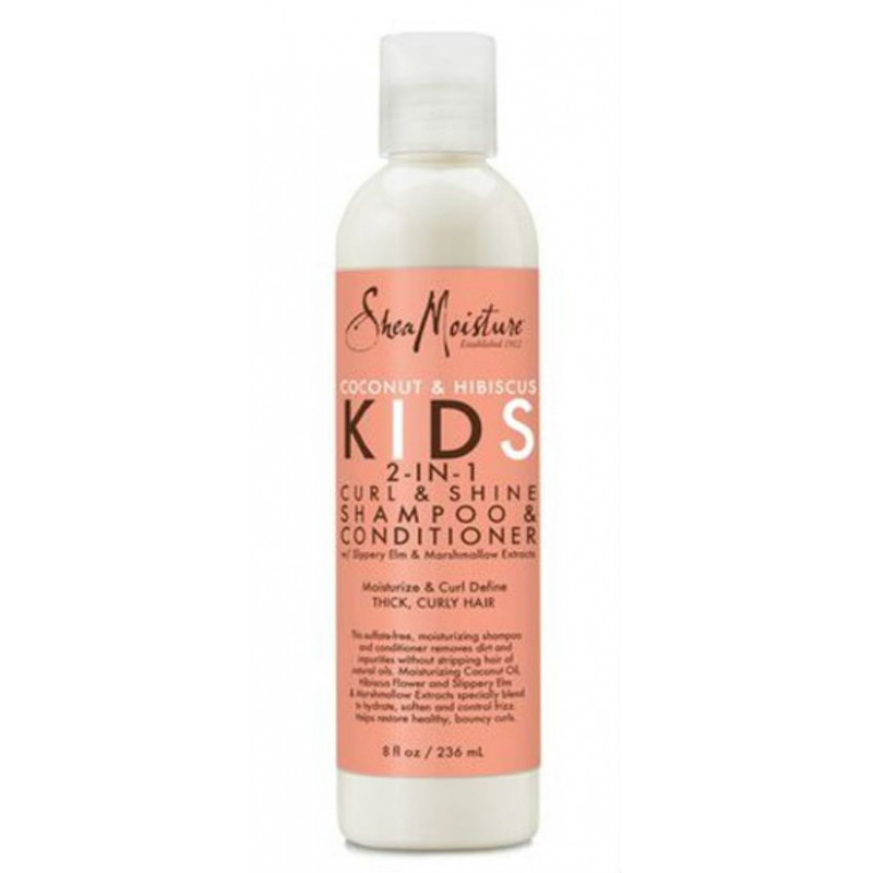 Shea Moisture Kinder 2 in 1 Curl & Shine Shampoo & Spülung (236ml) Shea Moisture Kinder 2 in 1 Curl & Shine Shampoo & Spülung (236ml)