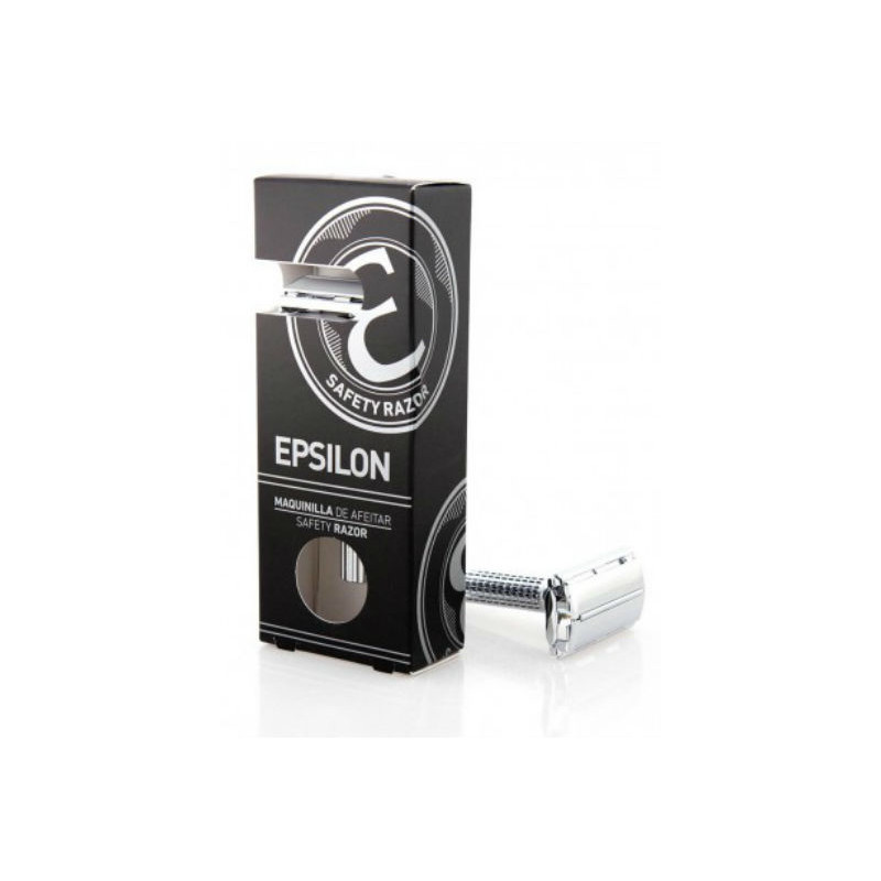 Epsilon Glänzender silberner Butterfly Rasierhobel