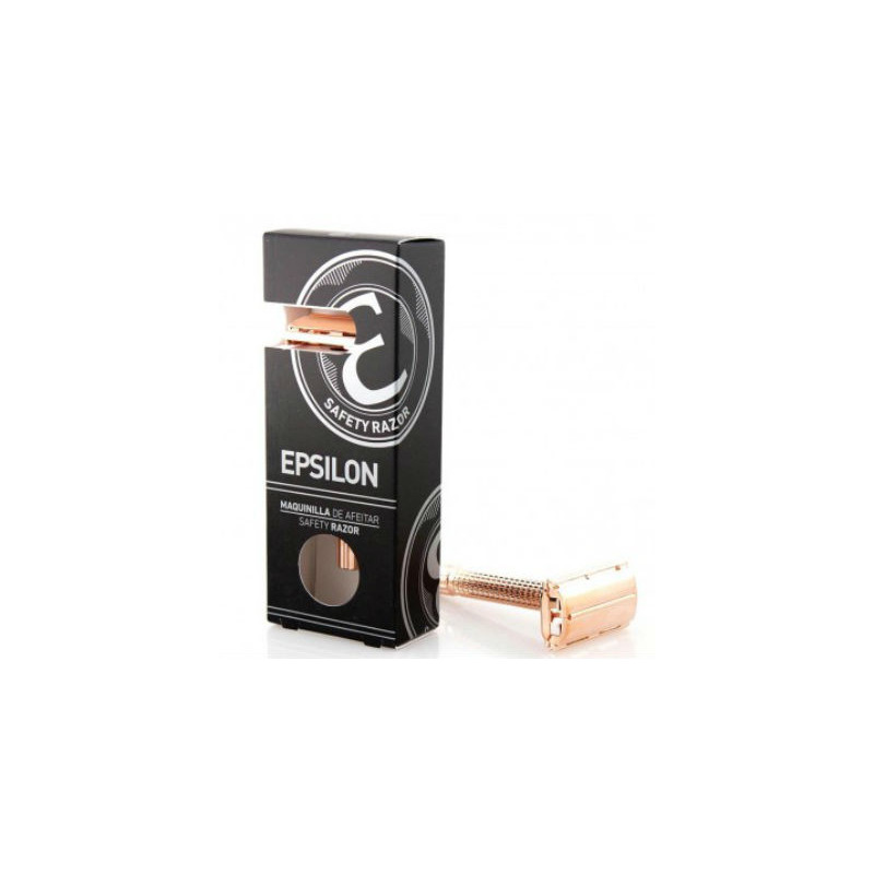 Epsilon Rasierhobel mit Schmetterling in Roségold