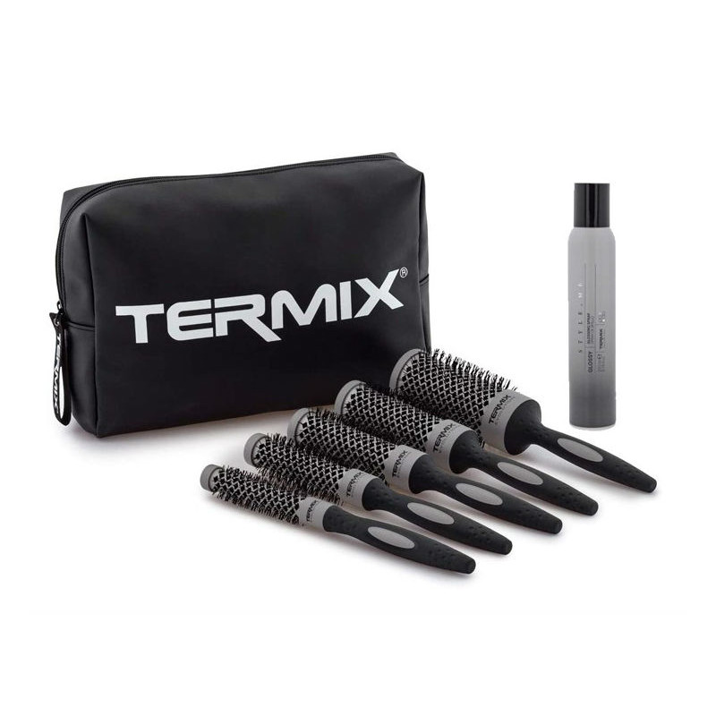 Termix Evo Basic Pinsel Pack 5Uds + Glanzspray