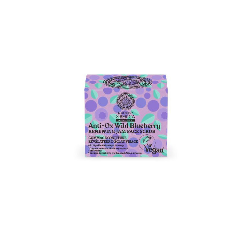 Natura Siberica Heidelbeer-Peeling-erneuernde Gesichtsmarmelade (50ml)