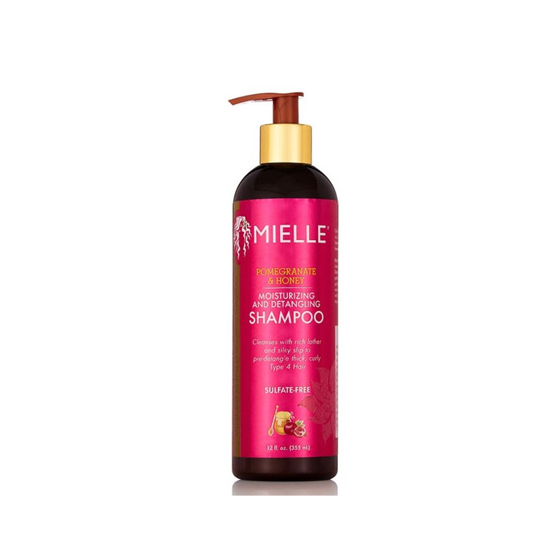 Mielle Feuchtigkeitsspendendes und entwirrendes Shampoo mit Granatapfel und Honig (355ml) Mielle Feuchtigkeitsspendendes und entwirrendes Shampoo mit Granatapfel und Honig (355ml)
