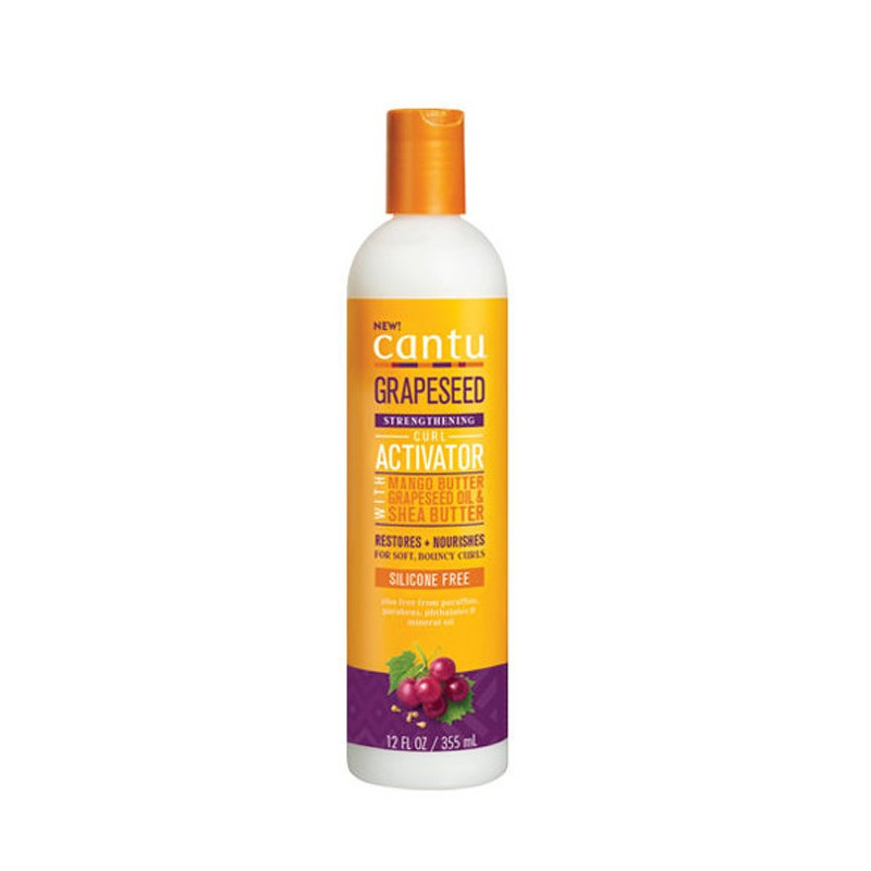Cantu Traubenkern-stärkende Locken-Aktivator-Creme (355ml)