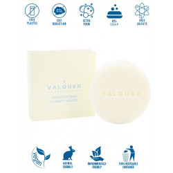 Valquer Solides Shampoo reines sulfatfreies fettiges Haar (50G)
