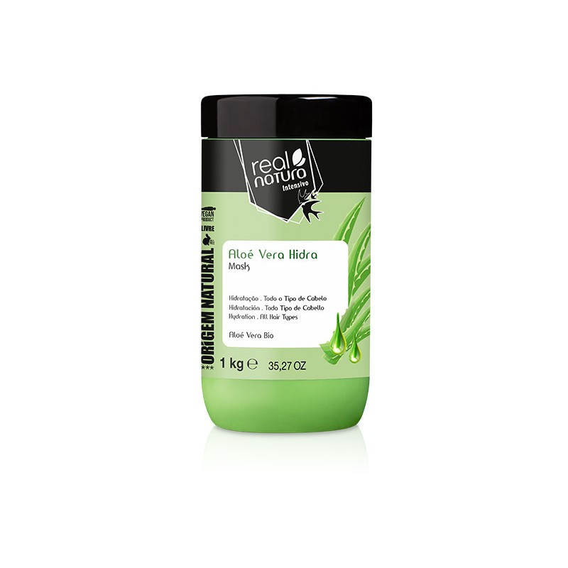 Real Natura Aloe Vera Hydra salzfreie Maske (1000gr) Real Natura Aloe Vera Hydra salzfreie Maske (1000gr)