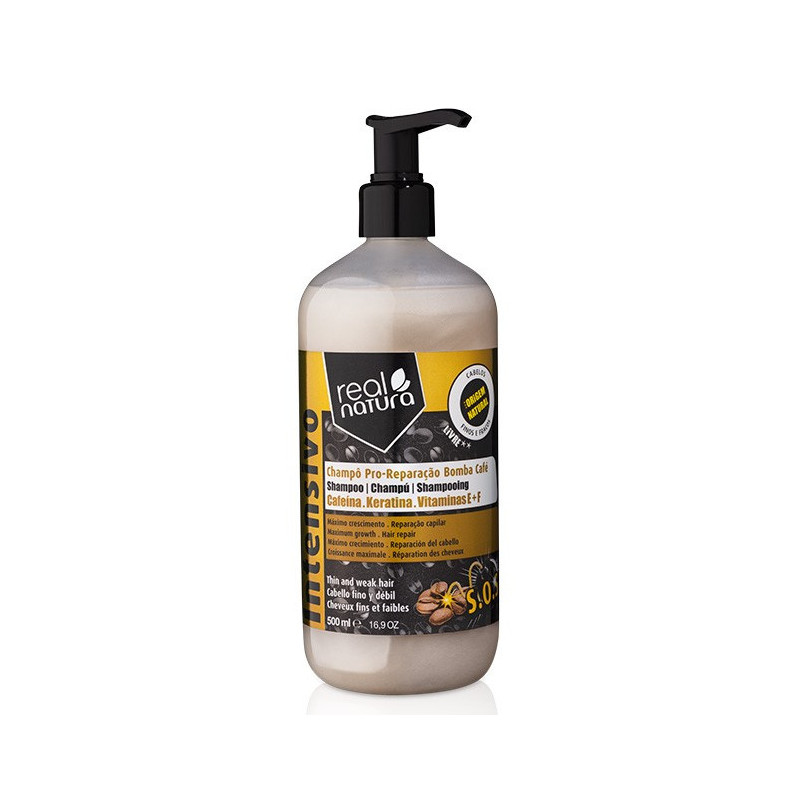 Real Natura Pro-Cor Reparaçao Bomba Café Salzfreies Shampoo (500ml) Real Natura Pro-Cor Reparaçao Bomba Café Salzfreies Shampoo (500ml)