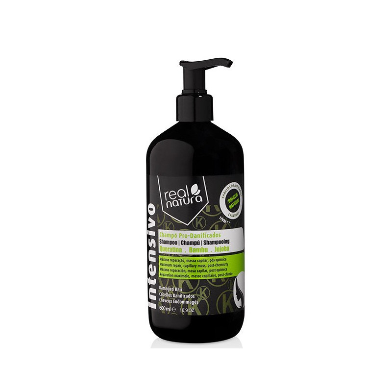 Real Natura Pro-Danificado Keratin salzfreies Shampoo (500ml)