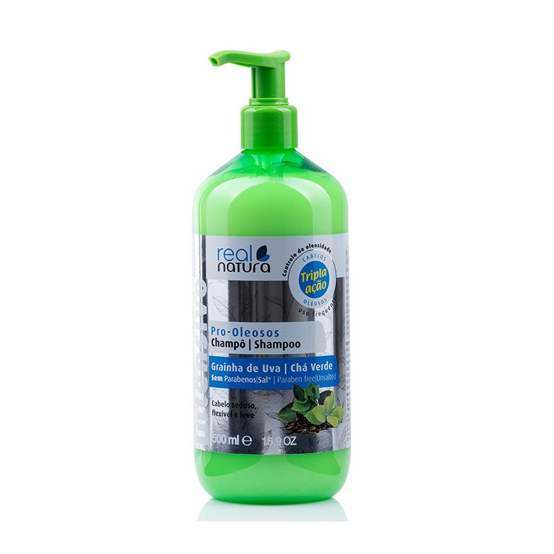 Real Natura Pro-Oleosos Shampoo ohne Salz (500ml)