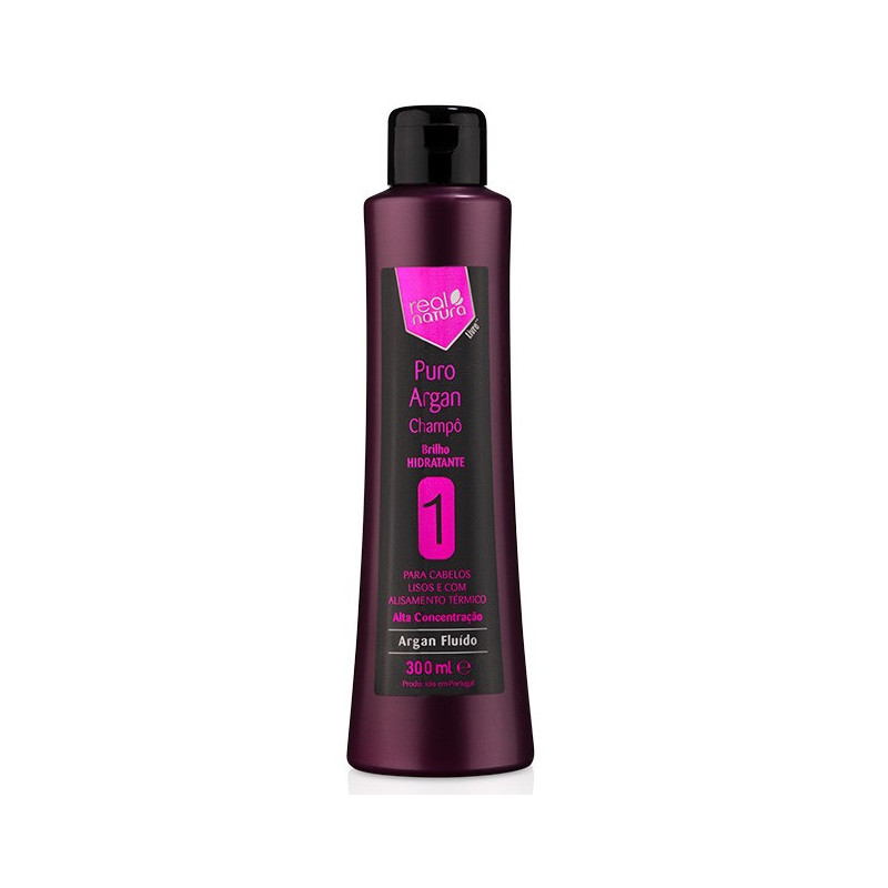 Real Natura Reines Argan-Salzfreies Shampoo (300ml)