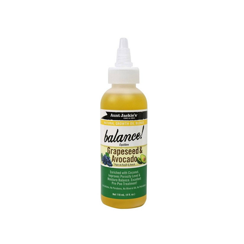 Aunt Jackie's Naturals Oils Balance Traubenkern & Avocado (118ml) Aunt Jackie's Naturals Oils Balance Traubenkern & Avocado (118ml)