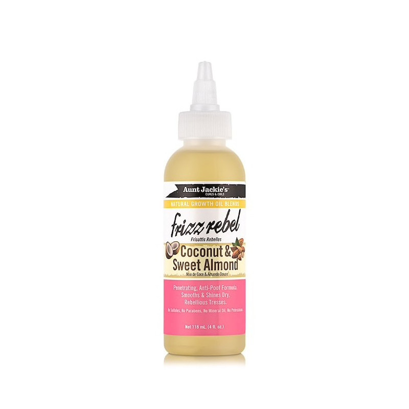 Aunt Jackie's Naturals Oils Frizz Rebel Kokosnuss & Süßmandel (118ml) Aunt Jackie's Naturals Oils Frizz Rebel Kokosnuss & Süßmandel (118ml)