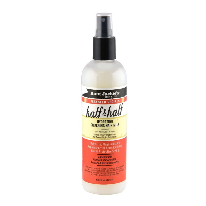 Aunt Jackie's Leinsamen Rezepte Half &amp; Half Hydrating Silkening Hair Milk (355ml)