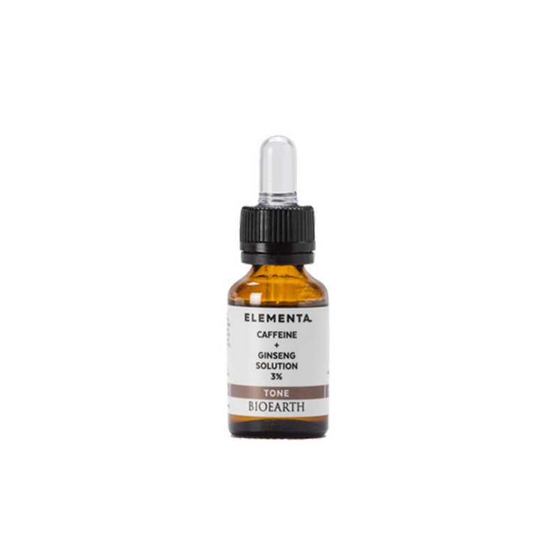 Bioearth Elementa Koffein + Ginseng-Lösung 3% (15ml) Bioearth Elementa Koffein + Ginseng-Lösung 3% (15ml)
