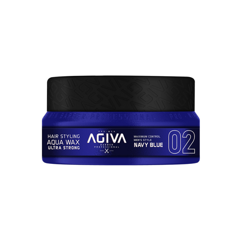 Agiva Hair Styling Aqua Wax Ultra Strong Navy Blue (90ml)