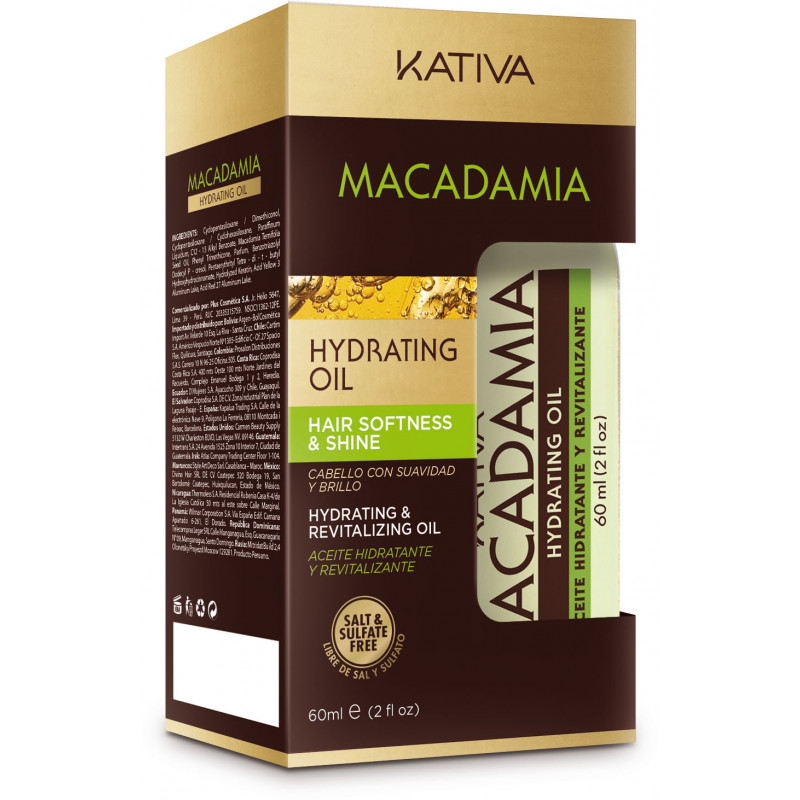 Kativa Macadamia-Feuchtigkeitsöl (60ml) Kativa Macadamia-Feuchtigkeitsöl (60ml)