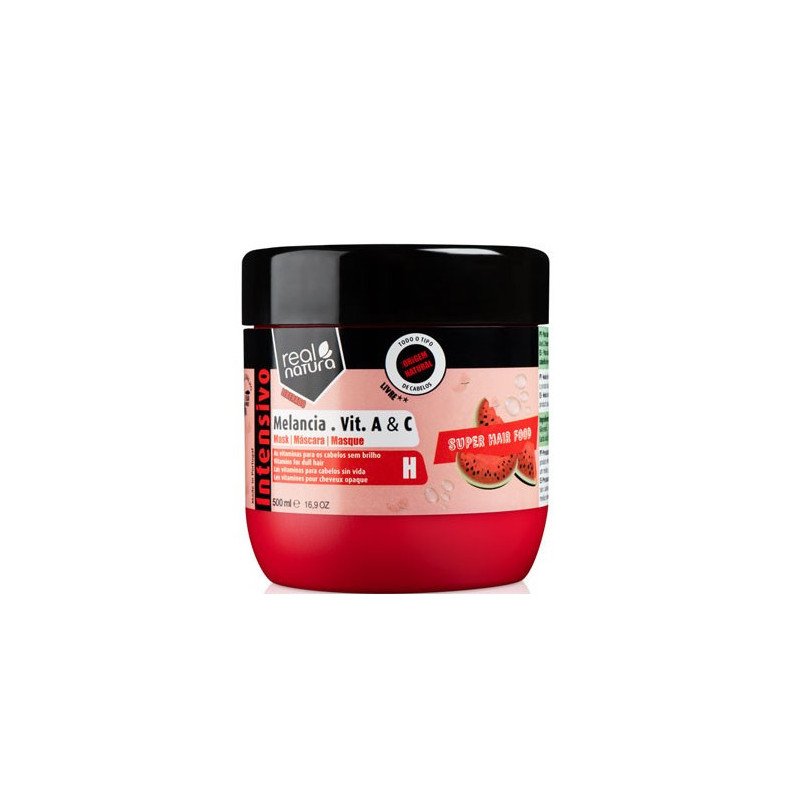 Real Natura Super Hair Food Melância Vitamina A+C Maske (500ml) Real Natura Super Hair Food Melância Vitamina A+C Maske (500ml)