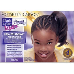 Afro Dark and Lovely Kids Kit Relaxer Glätteisen für Mädchen feines Haar