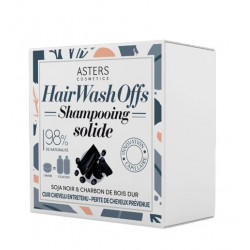 Asters Cosmetics Solides Shampoo mit Schwarzer Soja- und Hartholzkohle (100gr)