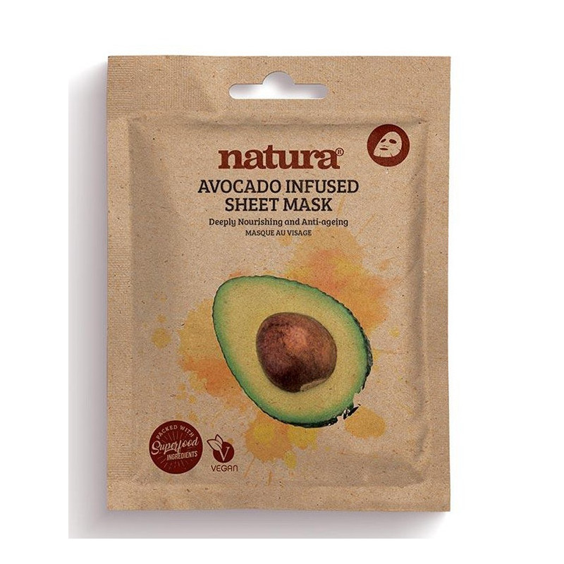 Natura Avocado Infused Sheet Mask (22ml) Natura Avocado Infused Sheet Mask (22ml)