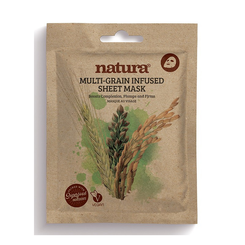 Natura Multi Grain Infused Sheet Mask (22ml)