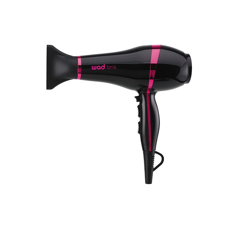 Wad Professional Beauty Haartrockner Bris Schwarz/Rosa Wad Professional Beauty Haartrockner Bris Schwarz/Rosa