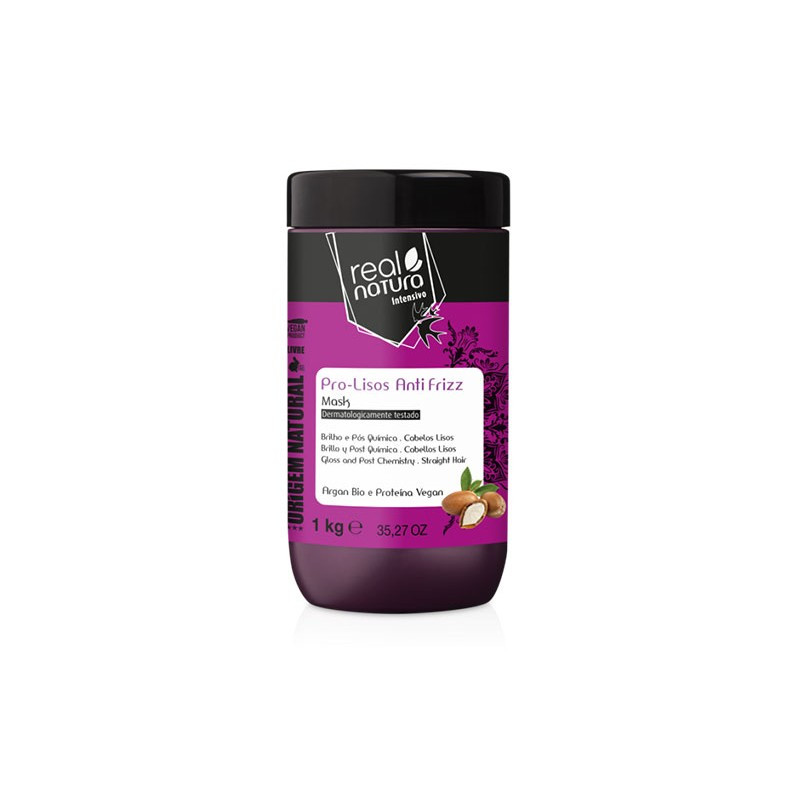Real Natura Pro-Lisos Anti Frizz Argan Máscara (1Kg) Real Natura Pro-Lisos Anti Frizz Argan Máscara (1Kg)