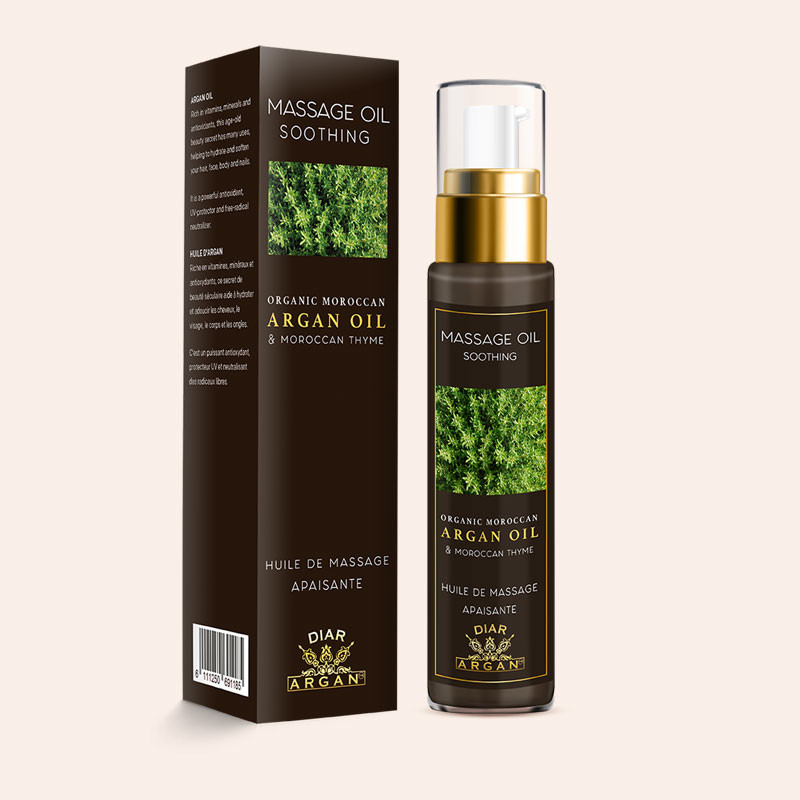 Diar Argan Beruhigendes Massageöl Argan Mit Thymian Diar Argan Beruhigendes Massageöl Argan Mit Thymian
