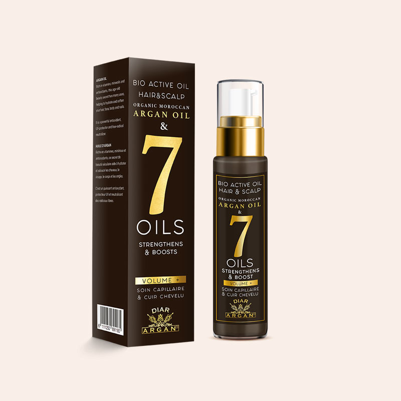 Diar Argan Mascarilla Capilar Bioactiva de Argán y 7 Aceites 