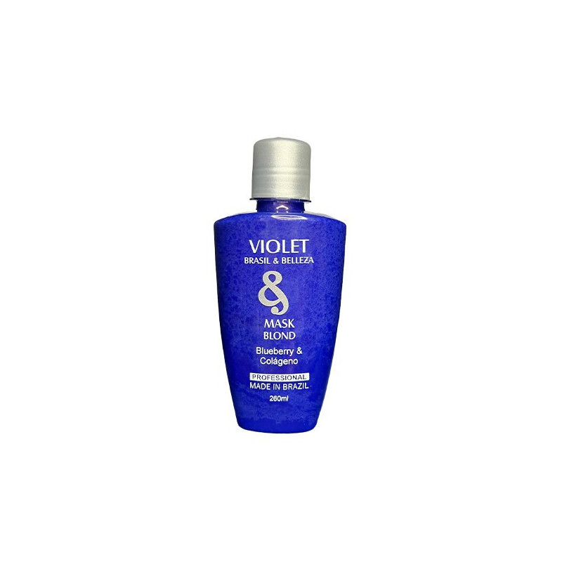 Brasil & Belleza Violet Blueberry and Collagen Blond Mask (260ml)