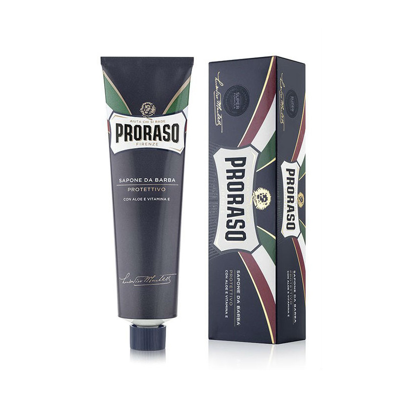 Proraso Linea Azul Rasiercreme mit Aloe Vera und Vitamin E (150ml) Proraso Linea Azul Rasiercreme mit Aloe Vera und Vitamin E (150ml)