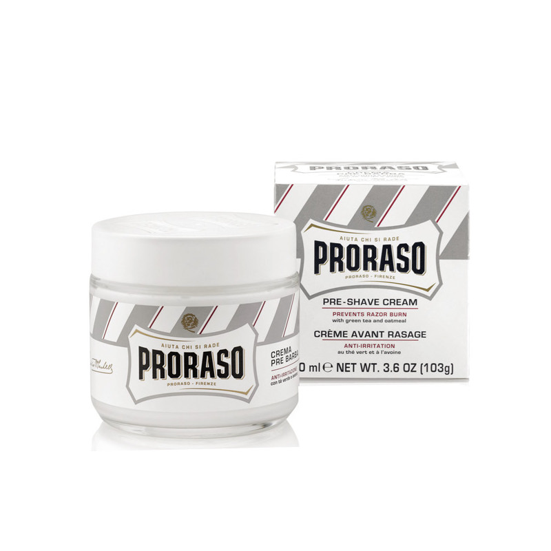 Proraso Linea Blanca Creme vor der Rasur Grüner Tee / Haferflocken (100ml) Proraso Linea Blanca Creme vor der Rasur Grüner Tee / Haferflocken (100ml)