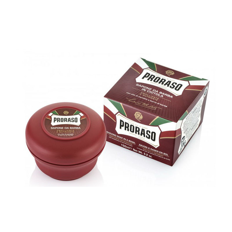 Proraso Red Line Sandelholz / Sheabutter Rasierseife (150ml)
