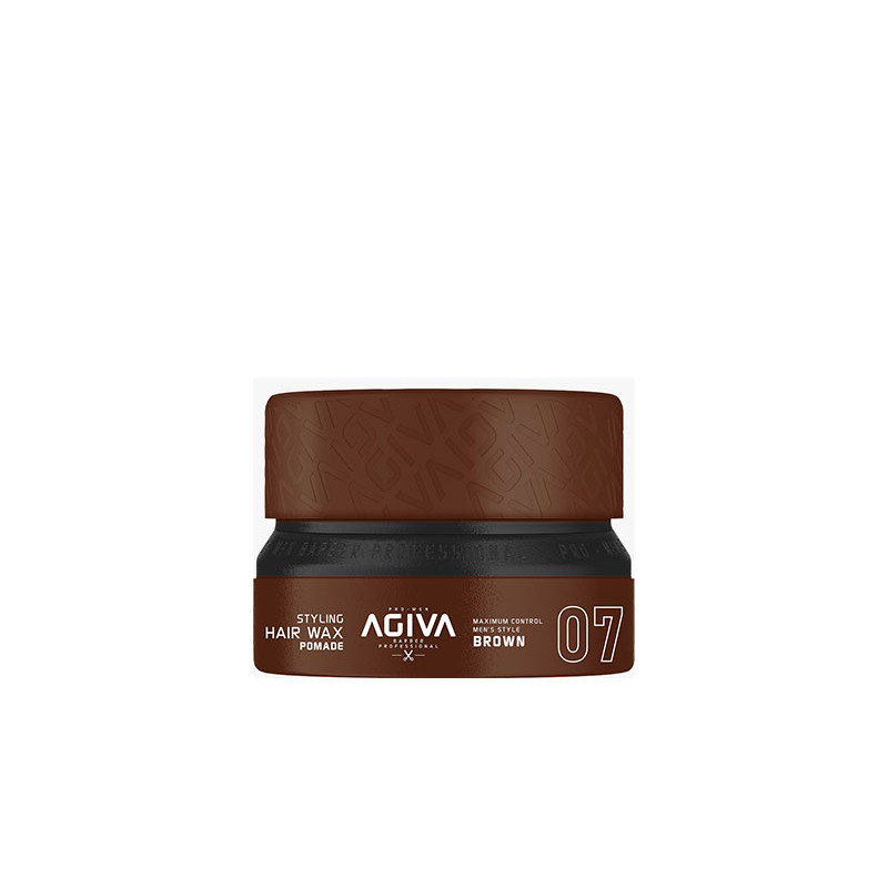 Agiva Haargel Haarwachs Pomade Braun 07 155ml